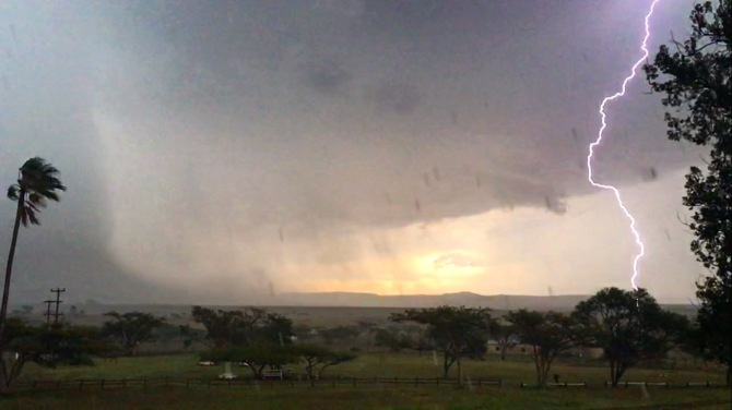 African thunderstorm Rorkes Drift